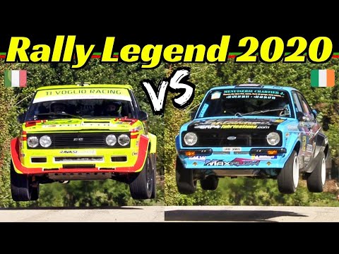 Paolo Diana vs Frank Kelly - Rally Legend 2020 San Marino - Virtual Comparison + Split-Screen Show!