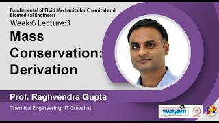 Lec 22 : Mass Conservation: Derivation