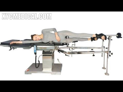 Operating table orthopedic traction frame for ot table leg t...