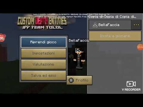 entra sbriser nel mio mondo mentre registro un video