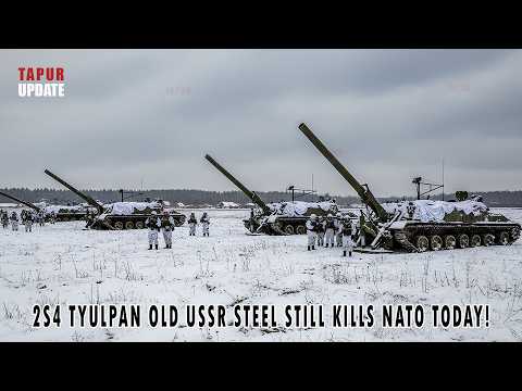 UNSTOPPABLE — Russia Uses USSR 2S4 Tyulpan to Shake NATO in Ukraine
