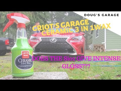 GRIOTS GARAGE CERAMIC 3 IN 1 WAX DOES THE SI02 GIVE INTENSE GLOSS???