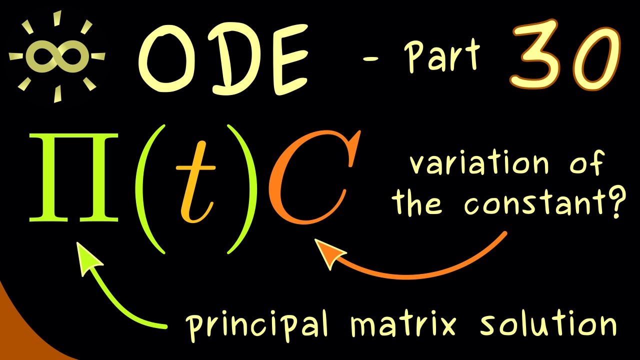Ordinary Differential Equations 30 | Method Of Integrating Factors [dark version]