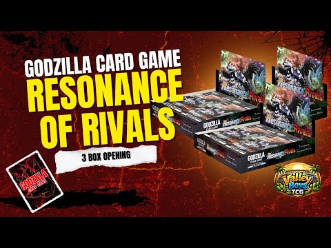 Resonance of Rivals!!! Godzilla Card Game set 3, triple box break!