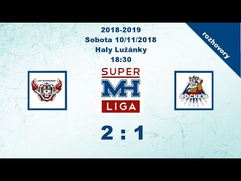 MH Superliga (2018-2019) Los Bomberos vs. Rockets 2:1 - rozhovory