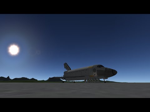Re-entry testing Kerbal Space Program Stock NASA Space Shuttle