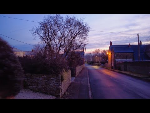 Experience the Beauty of a Sunrise Walk in a Small English Village!