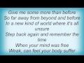 Destruction - When Your Mind Was Free Lyrics