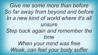 Destruction - When Your Mind Was Free Lyrics