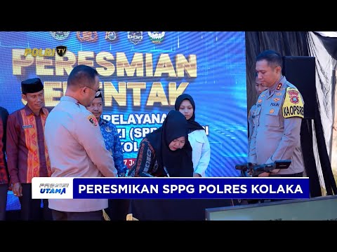 KAPOLDA SULTRA RESMIKAN SPPG POLRES KOLAKA DUKUNG PEMENUHAN GIZI ANAK SEKOLAH