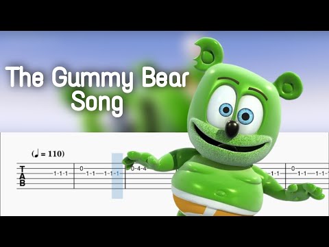 The Gummy Bear Song || Easy Guitar Tabs Tutorial