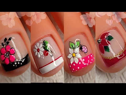 HERMOSAS IDEAS para DECORAR tus UÑAS DE LOS PIES 🦶 |uñas DECORADAS