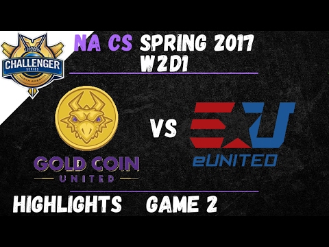 GCU vs EUN Highlights Game 2 NA CS Spring 2017 W2D1 Gold Coin United vs eUNITED