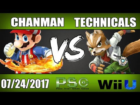 Chanman (Mario/Marth) vs SE | Technicals (Fox) - Wii U winners Round 2 S4M