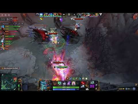 Nisha's Perspective - in his fountain dive Rampage to close the game | Bali Major #dota2