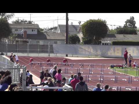 OpenB 110m H vs FV 3-27-14 - Los Alamitos Boys
