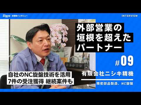 精密切削加工会社が“社長1人営業”を脱却。「Eigyo Engine」で23社商談・6社受注を実現し、新規開拓を加速