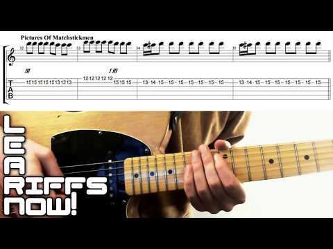 PICTURES OF MATCHSTICK MEN Riff Lesson With Tab | Status Quo ☮️👌🤘