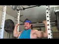 225x4 Seated Behind Neck Presses