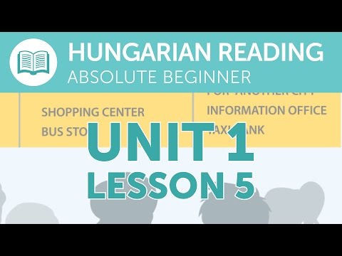 Hungarian Reading Practice for Absolute Beginners - Taking a Taxi from the Station