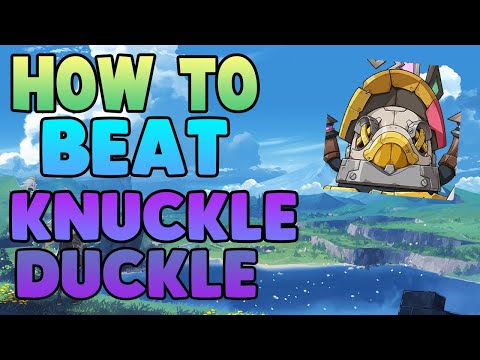 How to EASILY Beat Knuckle Duckle in Genshin Impact - Free to Play Friendly! #hoyocreators