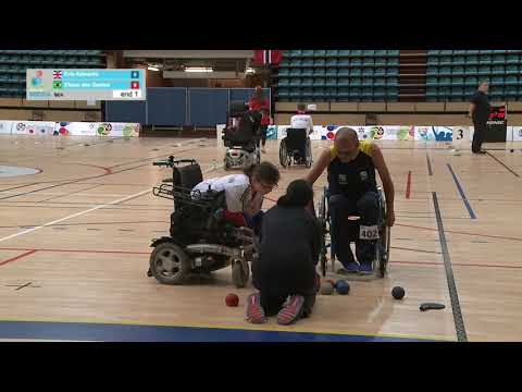 BISFed Boccia Word Open 17.06.2016. – 402 Eliseu dos Santos (BRA) vs 413 Evie Edwards (GBR) (BC4)
