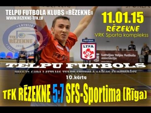 11.01.2015. TFK RĒZEKNE 5:7 SFS-Sportima