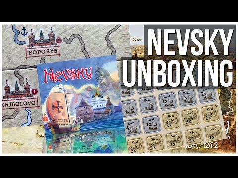 Nevsky Unboxing | GMT Games | Wargame Historical Board Game | Volko Ruhnke | Levy & Campaign Series