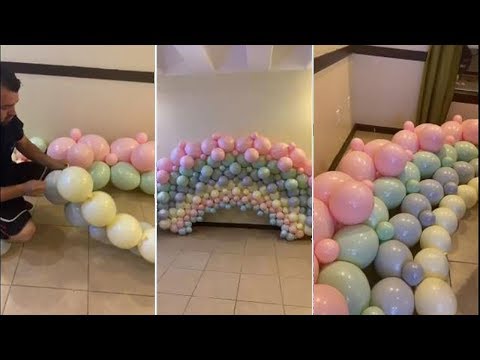 arcoiris con globos bipolo