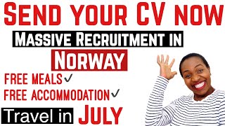 NORWAY SEASONAL JOBS OPPORTUNITIES FOR FOREIGN ENGLISH SPEAKERS | WORK VISA IN NORWAY | APPLY NOW