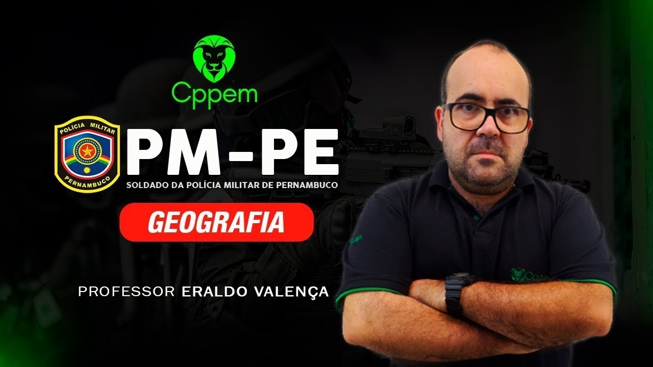 GEOGRAFIA - HIDROGRAFIA DE PERNAMBUCO - SE VOCÊ QUER PASSAR NA PMPE ASSISTA - PROF. ERALDO | CPPEM
