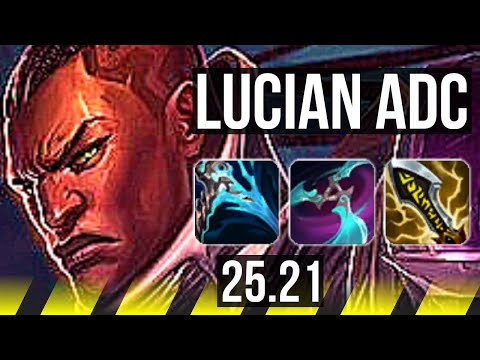 LUCIAN & Yuumi vs CAITLYN & Leona (ADC) | 12/2/11, Legendary | NA Master | 25.21