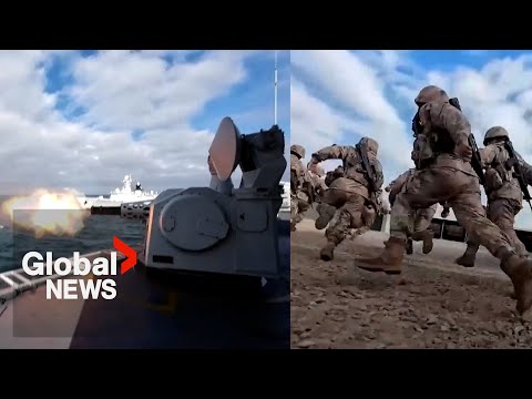 Taiwan on high alert as China conducts live-fire exercises surrounding island