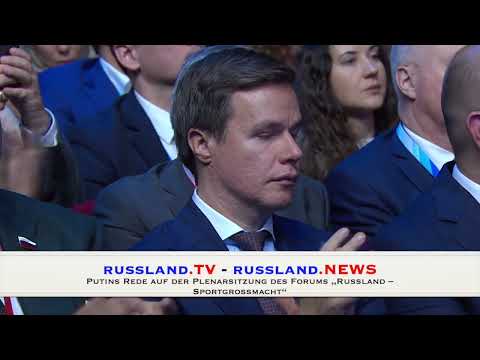 Putins Rede auf der Plenarsitzung des Forums „Russland – Sportgroßmacht“