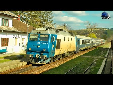 GM 65-1300-6 & IR366-1"Harghita" Brasov/Budapesta Keleti in Gara Suncuius Station - 30 March 2017