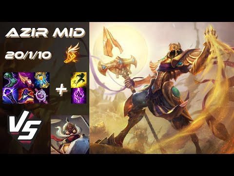 MID Azir vs Corki - NA Challenger Patch 14.15