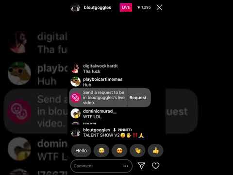 Bloutgoggles live talent show