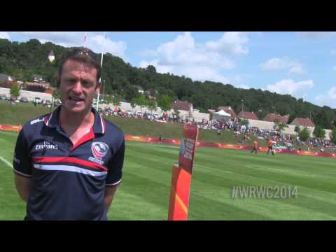 WRWC 2014 - USA Women's Eagles vs Kazakhstan: Half-Time Report