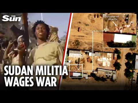 Piles of bodies seen from SPACE as Sudan's militia massacre thousands