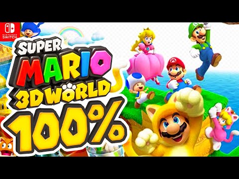 Super Mario 3D World Switch - 100% Longplay Full Game Walkthrough No Commentary Gameplay Playthrough