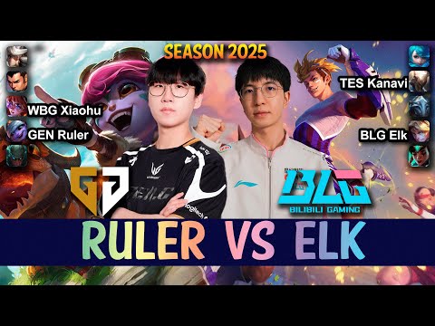 BLG Elk vs GEN Ruler - Elk EZREAL vs Ruler TRISTANA ADC - Patch 15.6 KR Ranked | lolrec