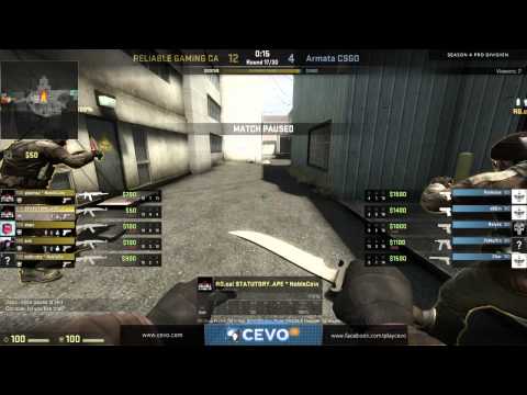 CEVO-Pro CS:GO Season 4: Reliable Gaming.CA vs. Armata - Week 3:1 on de_nuke