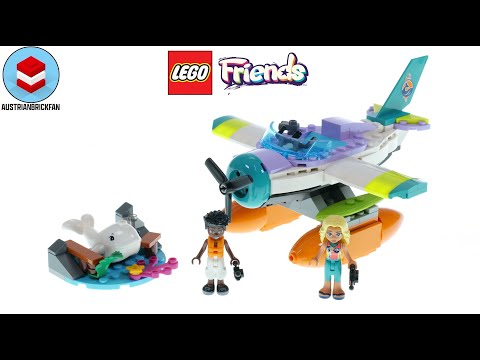 Vidéo LEGO Friends 41752 : L’hydravion de secours en mer