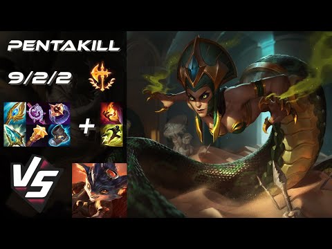 TOP Cassiopeia vs Rumble [PENTAKILL] - EU Grandmaster Patch 26.1