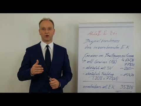 ALG2 - Harzt 4 - Anzurechnendes Einkommen Beispielrechnung