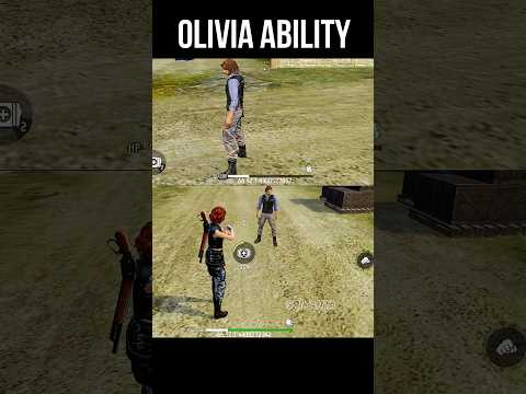 Olivia Character Ability Change Test & Gameplay 🔥 #shorts #freefire #srikantaff