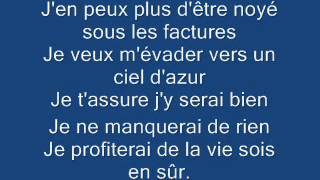 Keen'V - Ma vie au Soleil, with Lyrics.