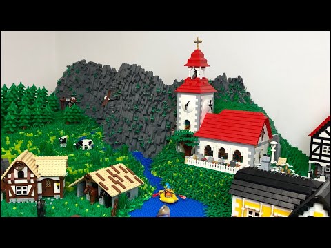 Bau einer Lego Stadt Teil 38. - Die Rückkehr zum Berg