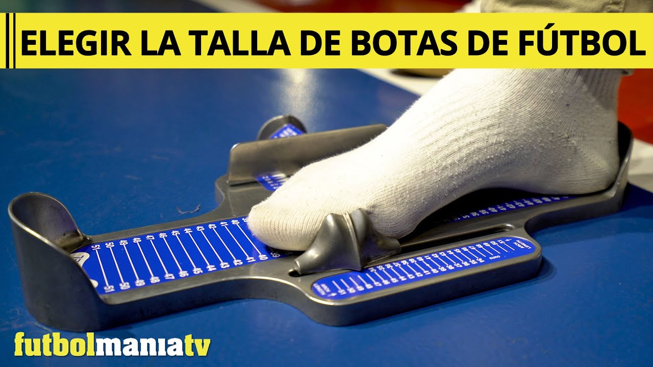 Cómo elegir la talla de las botas de fútbol