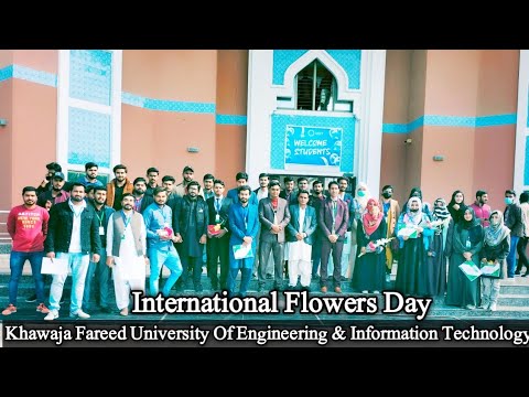 International Flower Day In Khawaja Fareed University Rahim Yar Khan||AneeqAhmadSupport